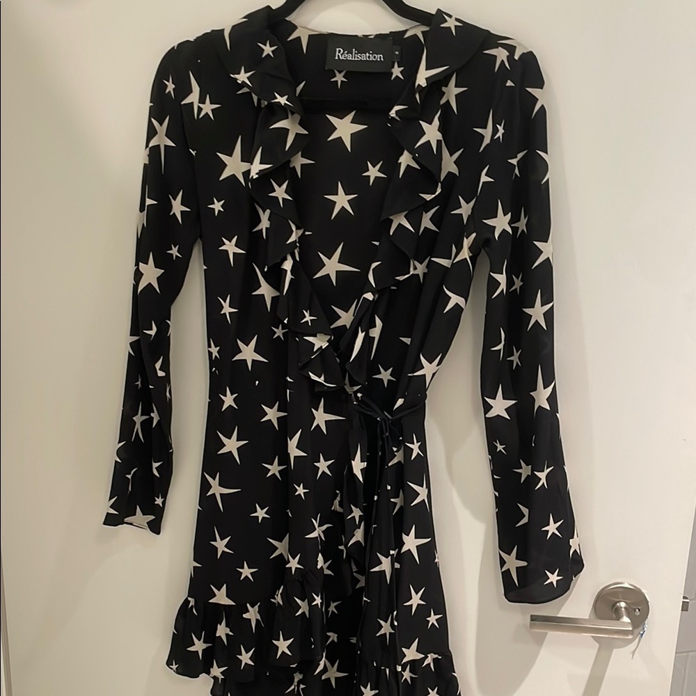 Realisation Par Black Star Mini Dress